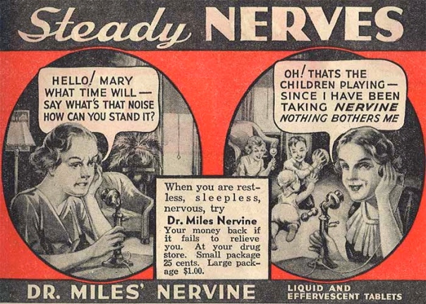 1930s Ad for Miles' Nervine